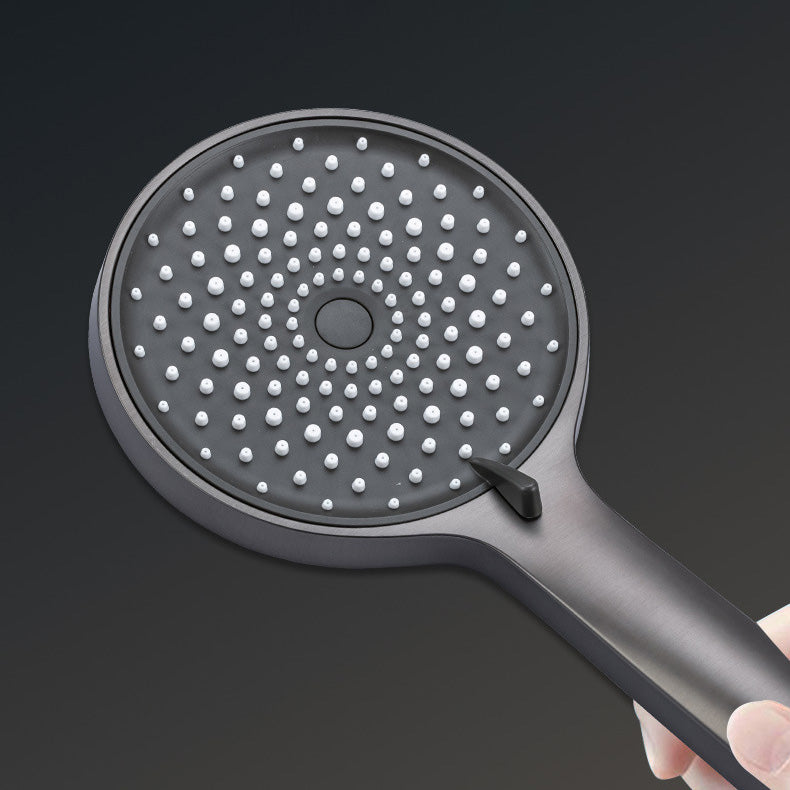 Wall Mounted Shower Adjustable Arm Shower Faucet Metal Shower System with Slide Bar Clearhalo 'Bathroom Remodel & Bathroom Fixtures' 'Home Improvement' 'home_improvement' 'home_improvement_shower_faucets' 'Shower Faucets & Systems' 'shower_faucets' 'Showers & Bathtubs Plumbing' 'Showers & Bathtubs' 6399416