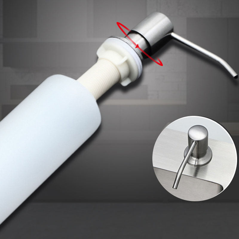 Modern Kitchen Bar Sink Stainless Steel with Drain Strainer Kit and Soap Dispenser Sink Clearhalo 'Home Improvement' 'home_improvement' 'home_improvement_kitchen_sinks' 'Kitchen Remodel & Kitchen Fixtures' 'Kitchen Sinks & Faucet Components' 'Kitchen Sinks' 'kitchen_sinks' 6399550