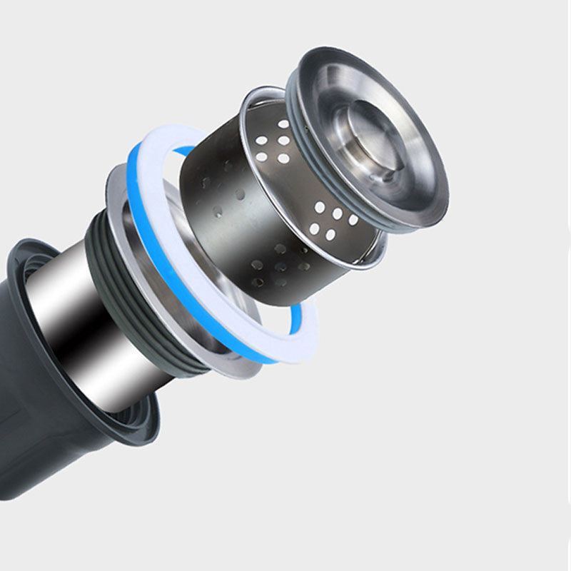 Modern Kitchen Bar Sink Stainless Steel with Drain Strainer Kit and Soap Dispenser Sink Clearhalo 'Home Improvement' 'home_improvement' 'home_improvement_kitchen_sinks' 'Kitchen Remodel & Kitchen Fixtures' 'Kitchen Sinks & Faucet Components' 'Kitchen Sinks' 'kitchen_sinks' 6399551