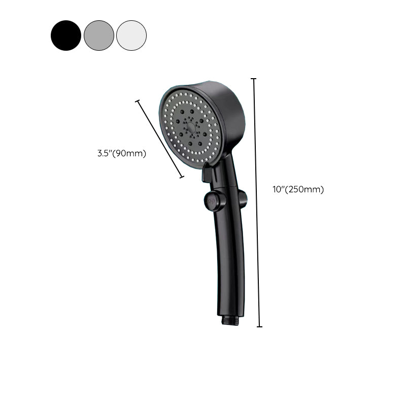 Wall-mounted Shower Head Modern Plastic Shower Head with Adjustable Spray Pattern Clearhalo 'Bathroom Remodel & Bathroom Fixtures' 'Home Improvement' 'home_improvement' 'home_improvement_shower_heads' 'Shower Heads' 'shower_heads' 'Showers & Bathtubs Plumbing' 'Showers & Bathtubs' 6399973