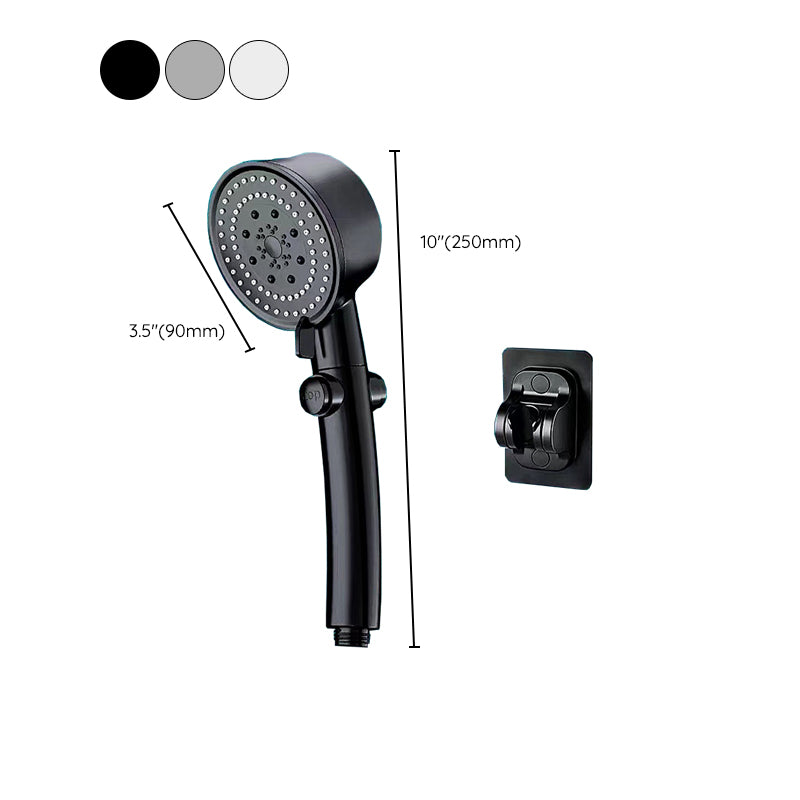 Wall-mounted Shower Head Modern Plastic Shower Head with Adjustable Spray Pattern Clearhalo 'Bathroom Remodel & Bathroom Fixtures' 'Home Improvement' 'home_improvement' 'home_improvement_shower_heads' 'Shower Heads' 'shower_heads' 'Showers & Bathtubs Plumbing' 'Showers & Bathtubs' 6399975