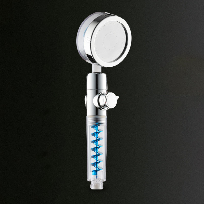 Plastic Shower Head Modern Style Plastic Adjustable Shower Head Blue Clearhalo 'Bathroom Remodel & Bathroom Fixtures' 'Home Improvement' 'home_improvement' 'home_improvement_shower_heads' 'Shower Heads' 'shower_heads' 'Showers & Bathtubs Plumbing' 'Showers & Bathtubs' 6399978