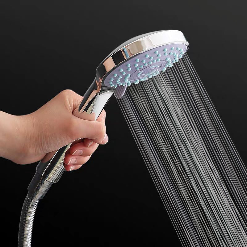 Modern Plastic Shower Head Wall-mounted Shower Head with Adjustable Spray Pattern Clearhalo 'Bathroom Remodel & Bathroom Fixtures' 'Home Improvement' 'home_improvement' 'home_improvement_shower_heads' 'Shower Heads' 'shower_heads' 'Showers & Bathtubs Plumbing' 'Showers & Bathtubs' 6399995