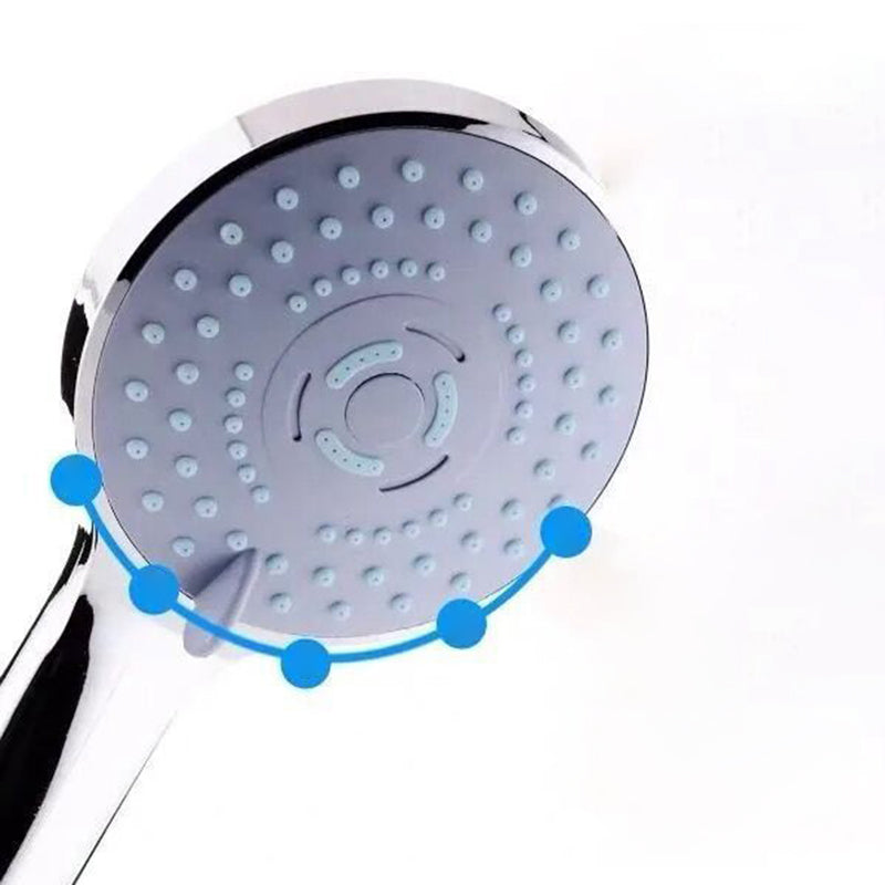 Modern Plastic Shower Head Wall-mounted Shower Head with Adjustable Spray Pattern Clearhalo 'Bathroom Remodel & Bathroom Fixtures' 'Home Improvement' 'home_improvement' 'home_improvement_shower_heads' 'Shower Heads' 'shower_heads' 'Showers & Bathtubs Plumbing' 'Showers & Bathtubs' 6399999