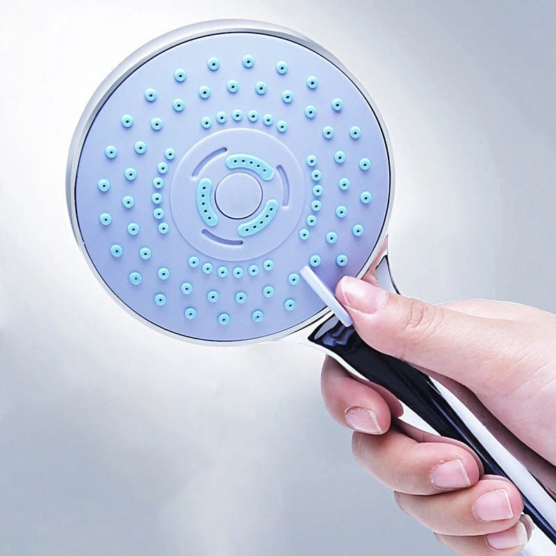 Modern Plastic Shower Head Wall-mounted Shower Head with Adjustable Spray Pattern Clearhalo 'Bathroom Remodel & Bathroom Fixtures' 'Home Improvement' 'home_improvement' 'home_improvement_shower_heads' 'Shower Heads' 'shower_heads' 'Showers & Bathtubs Plumbing' 'Showers & Bathtubs' 6400003