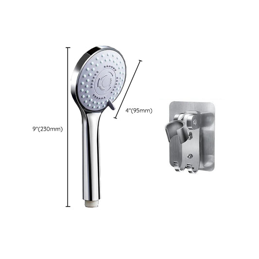 Modern Plastic Shower Head Wall-mounted Shower Head with Adjustable Spray Pattern Clearhalo 'Bathroom Remodel & Bathroom Fixtures' 'Home Improvement' 'home_improvement' 'home_improvement_shower_heads' 'Shower Heads' 'shower_heads' 'Showers & Bathtubs Plumbing' 'Showers & Bathtubs' 6400012