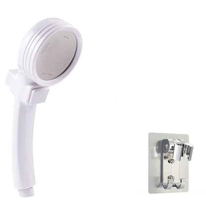 Plastic Bathroom Shower Head Contemporary Style Handheld Shower Head White Shower Head with Wall Pedestal Clearhalo 'Bathroom Remodel & Bathroom Fixtures' 'Home Improvement' 'home_improvement' 'home_improvement_shower_heads' 'Shower Heads' 'shower_heads' 'Showers & Bathtubs Plumbing' 'Showers & Bathtubs' 6400021