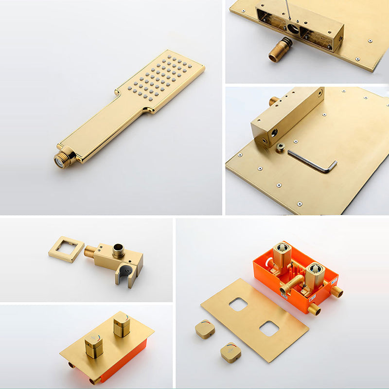 Modern Wall Mounted Metal Tub Filler Low Arc Waterfall Tub Faucet Trim Clearhalo 'Bathroom Remodel & Bathroom Fixtures' 'Bathtub Faucets' 'bathtub_faucets' 'Home Improvement' 'home_improvement' 'home_improvement_bathtub_faucets' 6400286