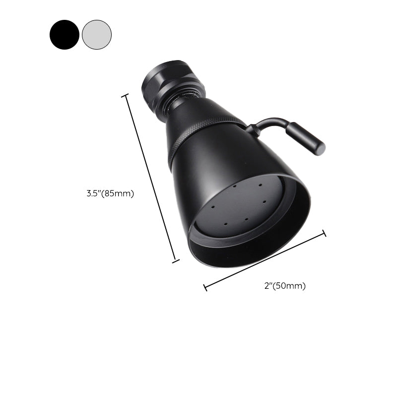 Round Stainless Steel Showerhead in Silver Wall-Mount Showerhead Clearhalo 'Bathroom Remodel & Bathroom Fixtures' 'Home Improvement' 'home_improvement' 'home_improvement_shower_heads' 'Shower Heads' 'shower_heads' 'Showers & Bathtubs Plumbing' 'Showers & Bathtubs' 6400967