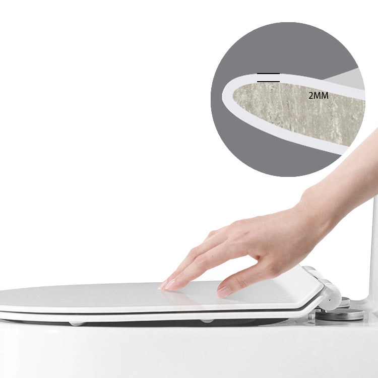 Modern Floor Mount Toilet Bowl Elong Toilet with Seat for Bathroom Clearhalo 'Bathroom Remodel & Bathroom Fixtures' 'Home Improvement' 'home_improvement' 'home_improvement_toilets' 'Toilets & Bidets' 'Toilets' 6402205