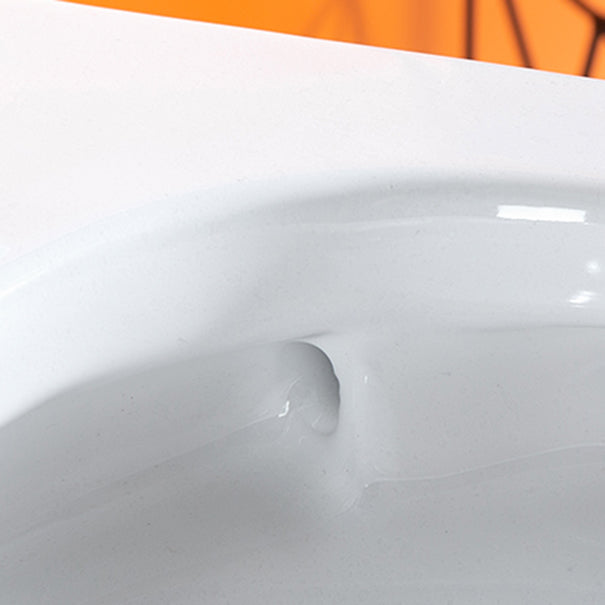 Modern Floor Mount Toilet Bowl Elong Toilet with Seat for Bathroom Clearhalo 'Bathroom Remodel & Bathroom Fixtures' 'Home Improvement' 'home_improvement' 'home_improvement_toilets' 'Toilets & Bidets' 'Toilets' 6402207