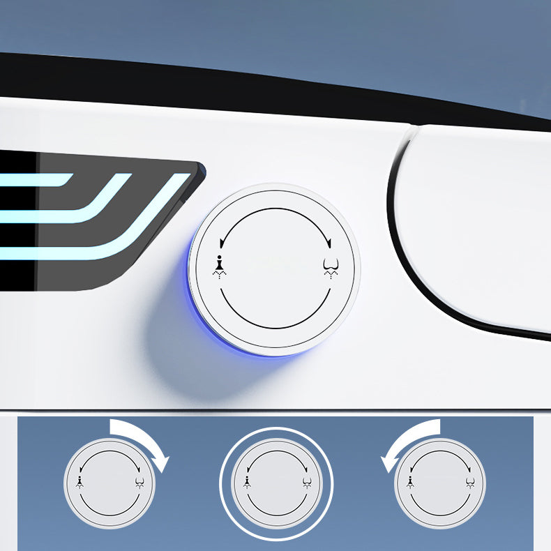 Modern One Piece Toilet Concealed Tank Toilet Bowl for Washroom Clearhalo 'Bathroom Remodel & Bathroom Fixtures' 'Home Improvement' 'home_improvement' 'home_improvement_toilets' 'Toilets & Bidets' 'Toilets' 6402242