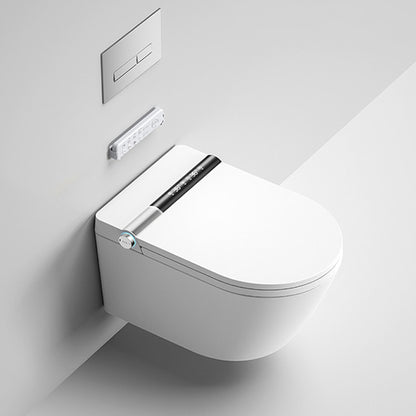 Modern Wall Mount Flush Toilet One-Piece Toilet Single Flush Urine Toilet Silver Toilet with Tanker Clearhalo 'Bathroom Remodel & Bathroom Fixtures' 'Home Improvement' 'home_improvement' 'home_improvement_toilets' 'Toilets & Bidets' 'Toilets' 6402253