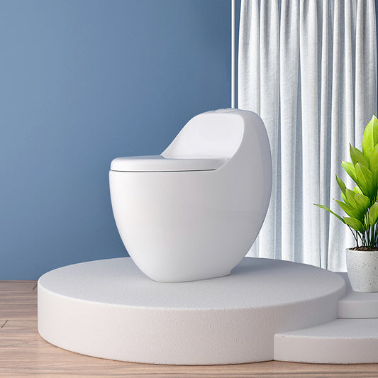 Modern Elong Toilet Bowl Floor Mount Toilet with Seat for Bathroom Clearhalo 'Bathroom Remodel & Bathroom Fixtures' 'Home Improvement' 'home_improvement' 'home_improvement_toilets' 'Toilets & Bidets' 'Toilets' 6402288
