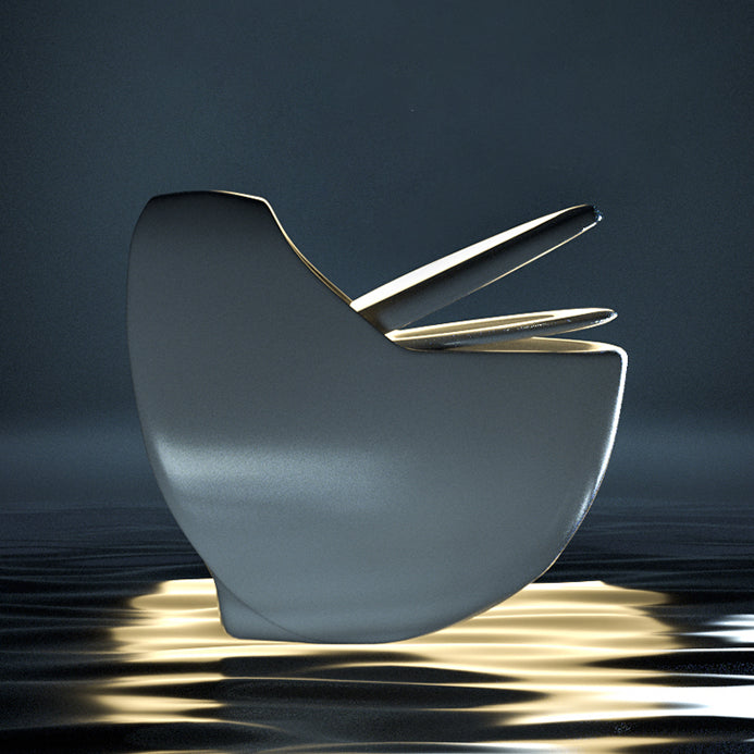 Modern Elong Toilet Bowl Floor Mount Toilet with Seat for Bathroom Clearhalo 'Bathroom Remodel & Bathroom Fixtures' 'Home Improvement' 'home_improvement' 'home_improvement_toilets' 'Toilets & Bidets' 'Toilets' 6402293