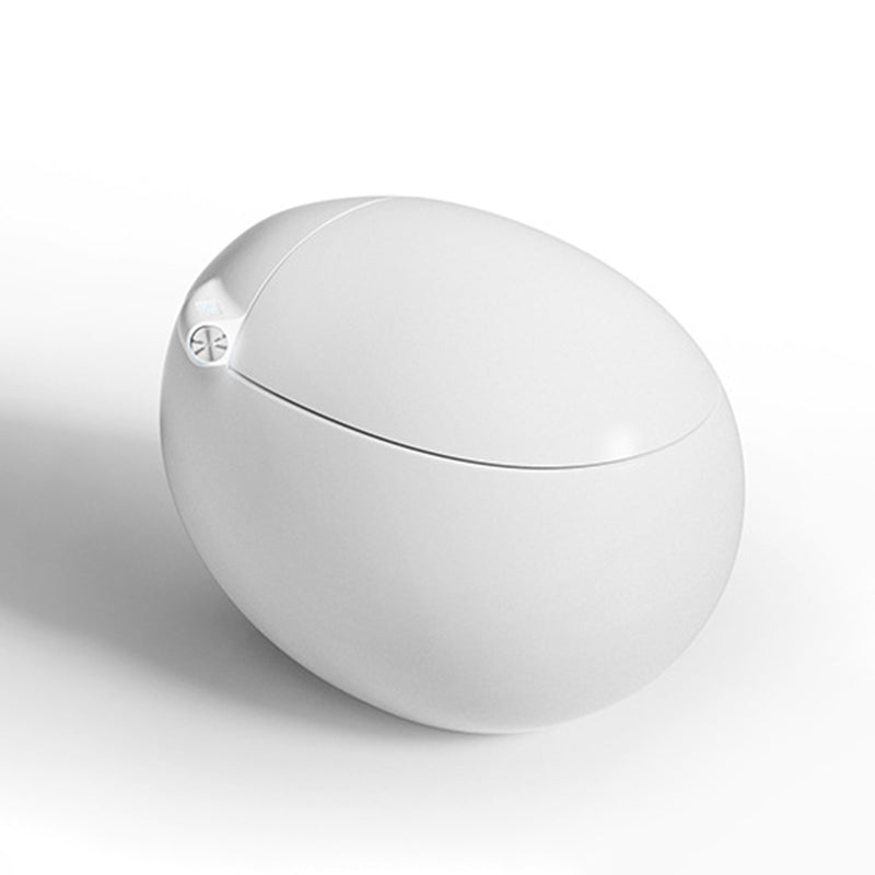 Contemporary One Piece Toilet Concealed Tank Toilet Bowl with Slow Close Seat for Washroom Clearhalo 'Bathroom Remodel & Bathroom Fixtures' 'Home Improvement' 'home_improvement' 'home_improvement_toilets' 'Toilets & Bidets' 'Toilets' 6402333