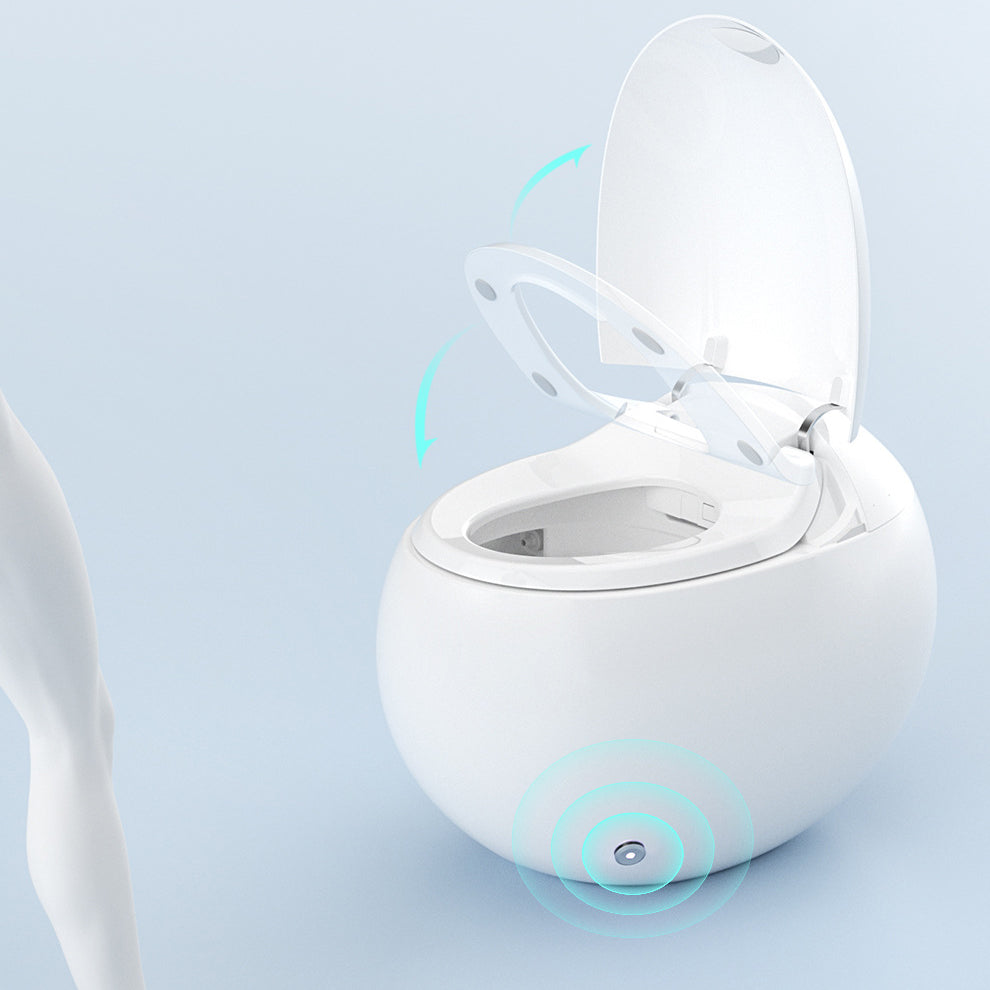 Contemporary One Piece Toilet Concealed Tank Toilet Bowl with Slow Close Seat for Washroom Clearhalo 'Bathroom Remodel & Bathroom Fixtures' 'Home Improvement' 'home_improvement' 'home_improvement_toilets' 'Toilets & Bidets' 'Toilets' 6402347