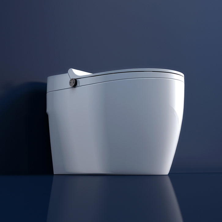 Modern Elong Toilet Bowl Siphon Jet Toilet with Seat for Bathroom Clearhalo 'Bathroom Remodel & Bathroom Fixtures' 'Home Improvement' 'home_improvement' 'home_improvement_toilets' 'Toilets & Bidets' 'Toilets' 6402357