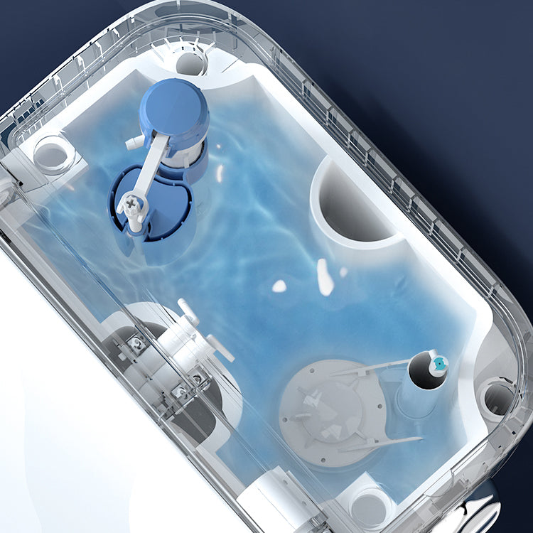 Modern Elong Toilet Bowl Siphon Jet Toilet with Seat for Bathroom Clearhalo 'Bathroom Remodel & Bathroom Fixtures' 'Home Improvement' 'home_improvement' 'home_improvement_toilets' 'Toilets & Bidets' 'Toilets' 6402359