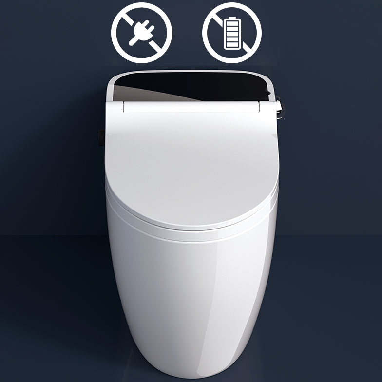 Modern Elong Toilet Bowl Siphon Jet Toilet with Seat for Bathroom Clearhalo 'Bathroom Remodel & Bathroom Fixtures' 'Home Improvement' 'home_improvement' 'home_improvement_toilets' 'Toilets & Bidets' 'Toilets' 6402368