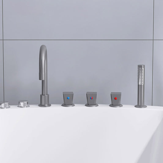 Modern White Acrylic Rectangle Bathtub Freestanding Soaking Bathtub with Drain Bath Tub Clearhalo 'Bathroom Remodel & Bathroom Fixtures' 'Bathtubs' 'Home Improvement' 'home_improvement' 'home_improvement_bathtubs' 'Showers & Bathtubs' 6413568