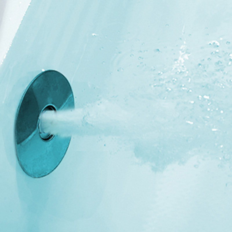 Modern White Acrylic Rectangle Bathtub Freestanding Soaking Bathtub with Drain Bath Tub Clearhalo 'Bathroom Remodel & Bathroom Fixtures' 'Bathtubs' 'Home Improvement' 'home_improvement' 'home_improvement_bathtubs' 'Showers & Bathtubs' 6413569