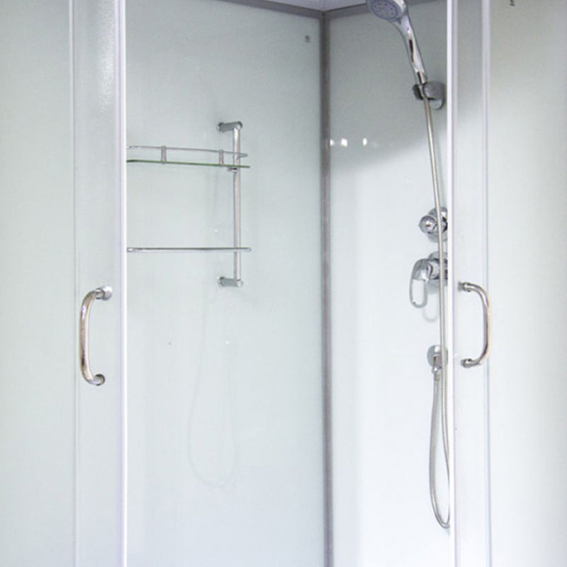 Double Sliding Tub & Shower Kit Home Tempered Glass Tub & Shower Kit Clearhalo 'Bathroom Remodel & Bathroom Fixtures' 'Home Improvement' 'home_improvement' 'home_improvement_shower_stalls_enclosures' 'Shower Stalls & Enclosures' 'shower_stalls_enclosures' 'Showers & Bathtubs' 6415944