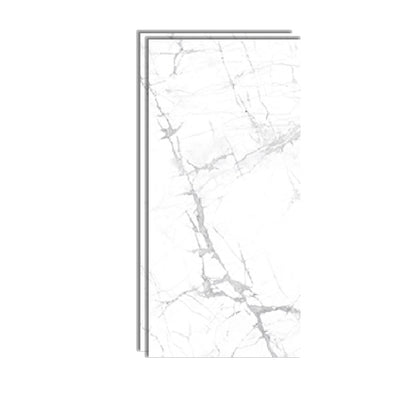 Rectangle Marble Beige Floor and Wall Tile Singular Tile Wall Tile Gray-White Clearhalo 'Floor Tiles & Wall Tiles' 'floor_tiles_wall_tiles' 'Flooring 'Home Improvement' 'home_improvement' 'home_improvement_floor_tiles_wall_tiles' Walls and Ceiling' 6416364