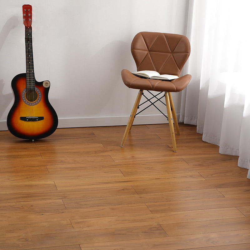 Contemporary Laminate Floor Solid Wood Laminate Plank Flooring Orange Clearhalo 'Flooring 'Home Improvement' 'home_improvement' 'home_improvement_laminate_flooring' 'Laminate Flooring' 'laminate_flooring' Walls and Ceiling' 6416661