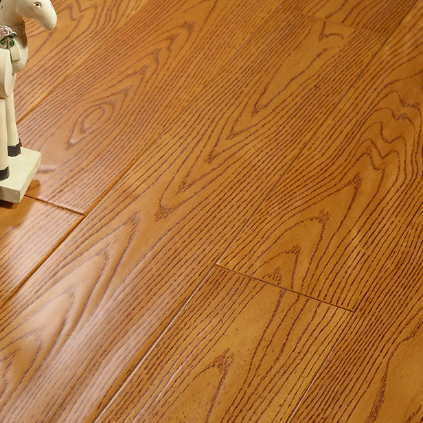 Solid Wood Laminate Plank Flooring Modern Laminate with Scratch Resistant Bright Yellow Clearhalo 'Flooring 'Home Improvement' 'home_improvement' 'home_improvement_laminate_flooring' 'Laminate Flooring' 'laminate_flooring' Walls and Ceiling' 6416769