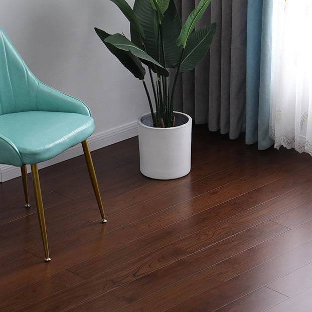 Solid Wood Laminate Plank Flooring Modern Laminate with Scratch Resistant Maroon Clearhalo 'Flooring 'Home Improvement' 'home_improvement' 'home_improvement_laminate_flooring' 'Laminate Flooring' 'laminate_flooring' Walls and Ceiling' 6416781