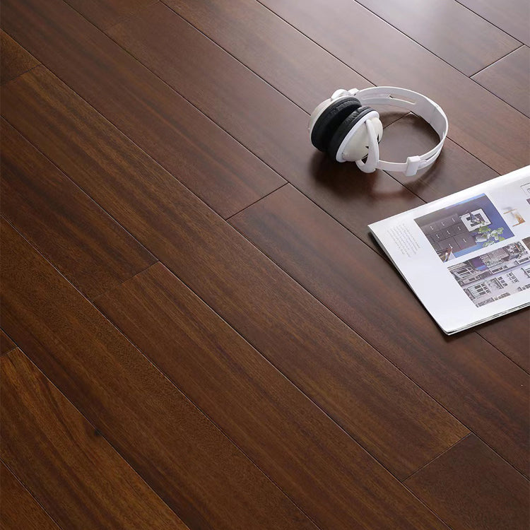 Slip Resistant Laminate Floor Groove Locking Laminate Plank Flooring Coffee Clearhalo 'Flooring 'Home Improvement' 'home_improvement' 'home_improvement_laminate_flooring' 'Laminate Flooring' 'laminate_flooring' Walls and Ceiling' 6416881