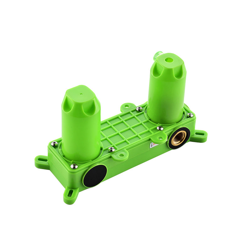 Luxury Wall Mounted Bathroom Faucet Lever Handles Low Arc Solid Brass Faucet Clearhalo 'Bathroom Remodel & Bathroom Fixtures' 'Bathroom Sink Faucets' 'Bathroom Sinks & Faucet Components' 'bathroom_sink_faucets' 'Home Improvement' 'home_improvement' 'home_improvement_bathroom_sink_faucets' 6416928