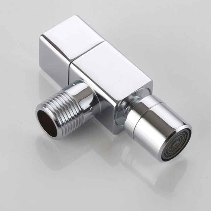 Contemporary Wall Mounted Bathroom Faucet Knob Handle Solid Brass Circular Faucet Clearhalo 'Bathroom Remodel & Bathroom Fixtures' 'Bathroom Sink Faucets' 'Bathroom Sinks & Faucet Components' 'bathroom_sink_faucets' 'Home Improvement' 'home_improvement' 'home_improvement_bathroom_sink_faucets' 6416971