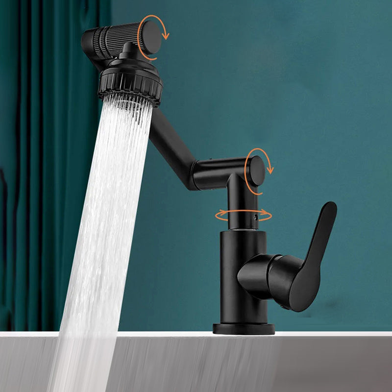 Modern Faucet 1-Handle 1-Hole Single Level Low Profile Pot Filler Kitchen Faucet Clearhalo 'Home Improvement' 'home_improvement' 'home_improvement_kitchen_faucets' 'Kitchen Faucets' 'Kitchen Remodel & Kitchen Fixtures' 'Kitchen Sinks & Faucet Components' 'kitchen_faucets' 6417047