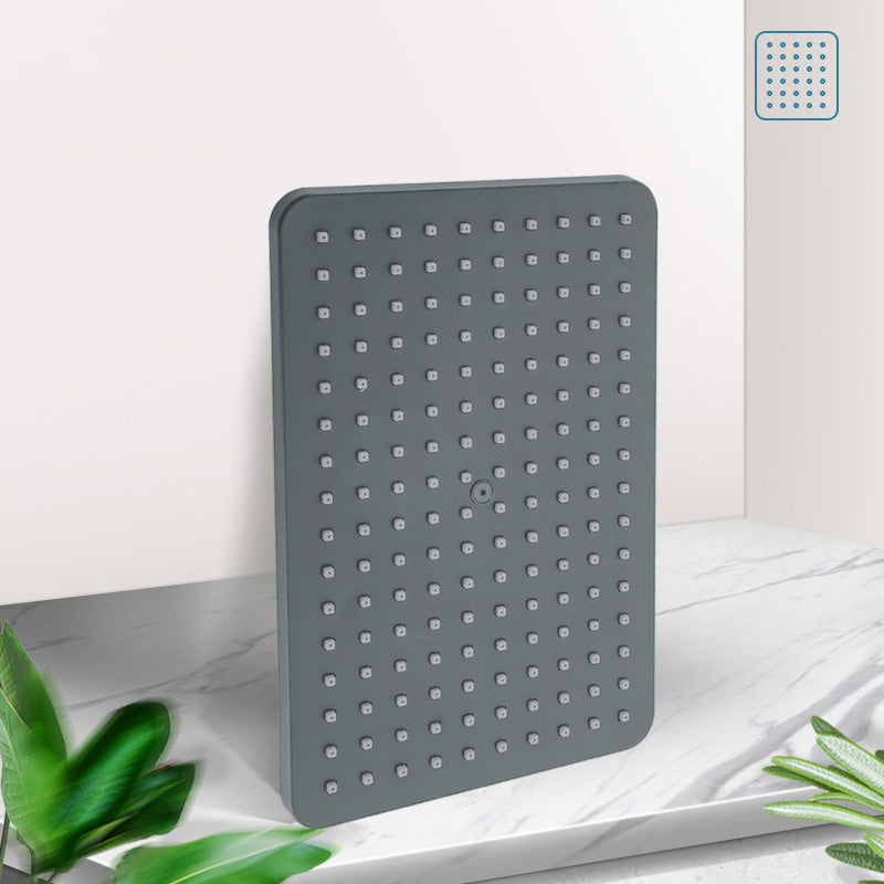 Modern Adjustable Shower Stainless Steel Shower Head Shower Faucet on Wall Clearhalo 'Bathroom Remodel & Bathroom Fixtures' 'Home Improvement' 'home_improvement' 'home_improvement_shower_faucets' 'Shower Faucets & Systems' 'shower_faucets' 'Showers & Bathtubs Plumbing' 'Showers & Bathtubs' 6417127