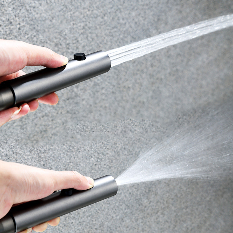 Adjustable Spray Pattern Shower Combo Stainless Steel Shower Faucet Arm Shower Head Clearhalo 'Bathroom Remodel & Bathroom Fixtures' 'Home Improvement' 'home_improvement' 'home_improvement_shower_faucets' 'Shower Faucets & Systems' 'shower_faucets' 'Showers & Bathtubs Plumbing' 'Showers & Bathtubs' 6417201