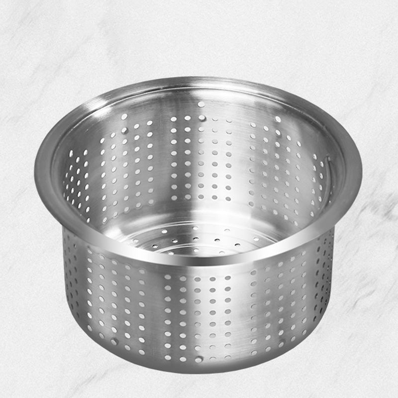 Contemporary Style Kitchen Sink Pure Color Stainless Steel 2 Holes Drop-In Kitchen Sink Clearhalo 'Home Improvement' 'home_improvement' 'home_improvement_kitchen_sinks' 'Kitchen Remodel & Kitchen Fixtures' 'Kitchen Sinks & Faucet Components' 'Kitchen Sinks' 'kitchen_sinks' 6417229