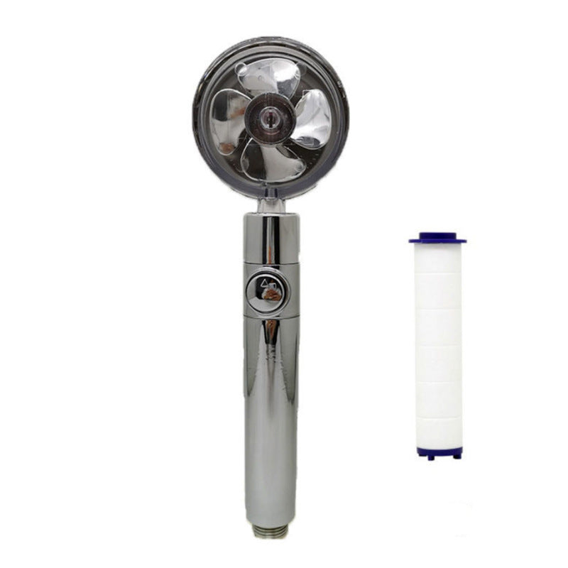 Plastic Handheld Shower Head Modern Bathroom Adjustable Shower Head Silver Clearhalo 'Bathroom Remodel & Bathroom Fixtures' 'Home Improvement' 'home_improvement' 'home_improvement_shower_heads' 'Shower Heads' 'shower_heads' 'Showers & Bathtubs Plumbing' 'Showers & Bathtubs' 6417469