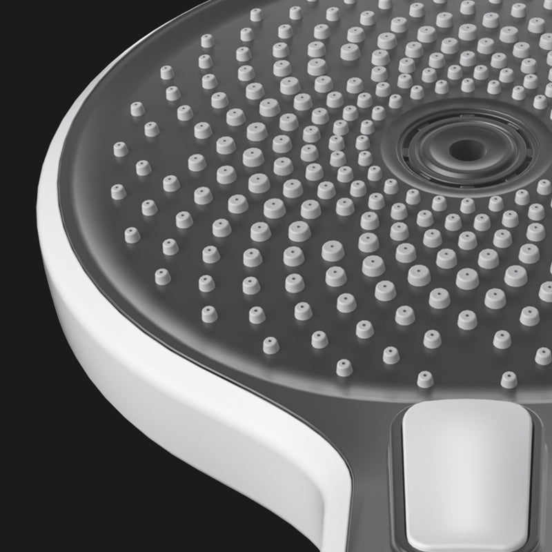 Contemporary Shower Head Color Block Square and Round Handheld Shower Head Clearhalo 'Bathroom Remodel & Bathroom Fixtures' 'Home Improvement' 'home_improvement' 'home_improvement_shower_heads' 'Shower Heads' 'shower_heads' 'Showers & Bathtubs Plumbing' 'Showers & Bathtubs' 6417518