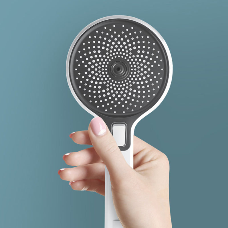 Contemporary Shower Head Color Block Square and Round Handheld Shower Head Clearhalo 'Bathroom Remodel & Bathroom Fixtures' 'Home Improvement' 'home_improvement' 'home_improvement_shower_heads' 'Shower Heads' 'shower_heads' 'Showers & Bathtubs Plumbing' 'Showers & Bathtubs' 6417519