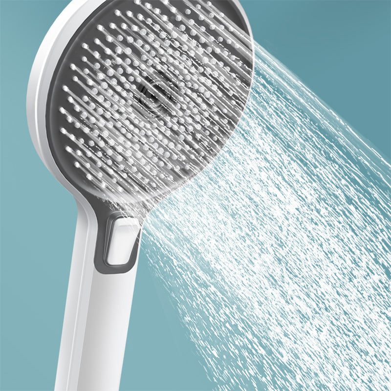 Contemporary Shower Head Color Block Square and Round Handheld Shower Head Clearhalo 'Bathroom Remodel & Bathroom Fixtures' 'Home Improvement' 'home_improvement' 'home_improvement_shower_heads' 'Shower Heads' 'shower_heads' 'Showers & Bathtubs Plumbing' 'Showers & Bathtubs' 6417523