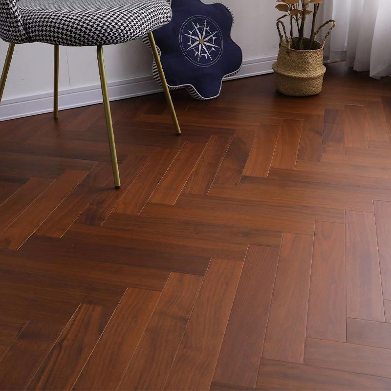 Contemporary Laminate Flooring Solid Wood Laminate Flooring with Light and Dark Color Dark Brown Clearhalo 'Flooring 'Home Improvement' 'home_improvement' 'home_improvement_laminate_flooring' 'Laminate Flooring' 'laminate_flooring' Walls and Ceiling' 6417750