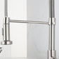 Modern Farmhouse Kitchen Faucet Pull down Single Handle 304 Stainless Steel Faucet Clearhalo 'Home Improvement' 'home_improvement' 'home_improvement_kitchen_faucets' 'Kitchen Faucets' 'Kitchen Remodel & Kitchen Fixtures' 'Kitchen Sinks & Faucet Components' 'kitchen_faucets' 6423207