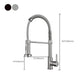Modern Farmhouse Kitchen Faucet Pull down Single Handle 304 Stainless Steel Faucet Clearhalo 'Home Improvement' 'home_improvement' 'home_improvement_kitchen_faucets' 'Kitchen Faucets' 'Kitchen Remodel & Kitchen Fixtures' 'Kitchen Sinks & Faucet Components' 'kitchen_faucets' 6423216