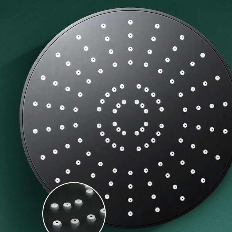 Modern Style Shower System Copper Rectangle Wall Mounted Shower System Clearhalo 'Bathroom Remodel & Bathroom Fixtures' 'Home Improvement' 'home_improvement' 'home_improvement_shower_faucets' 'Shower Faucets & Systems' 'shower_faucets' 'Showers & Bathtubs Plumbing' 'Showers & Bathtubs' 6423287