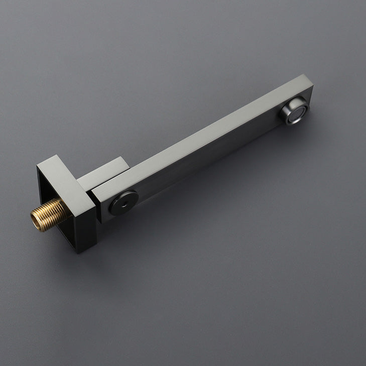 Modern Style Shower System Copper Rectangle Ceiling Mounted Shower System Clearhalo 'Bathroom Remodel & Bathroom Fixtures' 'Home Improvement' 'home_improvement' 'home_improvement_shower_faucets' 'Shower Faucets & Systems' 'shower_faucets' 'Showers & Bathtubs Plumbing' 'Showers & Bathtubs' 6423315