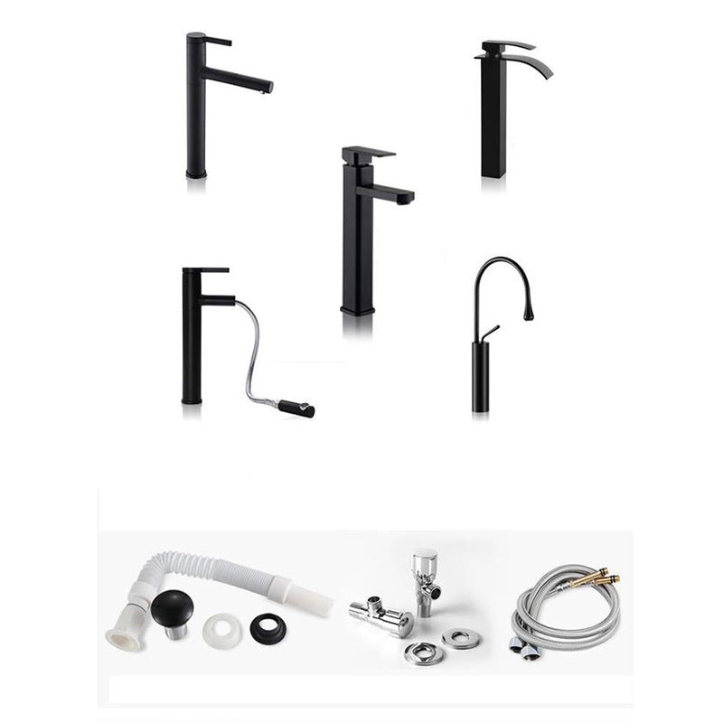 Modern Vessel Bathroom Sink Rectangular Porcelain Drain Assembly and Faucet Wash Stand Clearhalo 'Bathroom Remodel & Bathroom Fixtures' 'Bathroom Sinks & Faucet Components' 'Bathroom Sinks' 'bathroom_sink' 'Home Improvement' 'home_improvement' 'home_improvement_bathroom_sink' 6423546