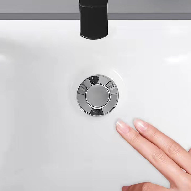 Modern Undermount Bathroom Sink Oval Shape Porcelain with Pop-Up Drain Basin Sink Clearhalo 'Bathroom Remodel & Bathroom Fixtures' 'Bathroom Sinks & Faucet Components' 'Bathroom Sinks' 'bathroom_sink' 'Home Improvement' 'home_improvement' 'home_improvement_bathroom_sink' 6423605