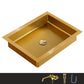 Metal Trough Bathroom Sink Modern Rectangular Trough Bathroom Sink Gold Round Faucet Sink with Faucet Clearhalo 'Bathroom Remodel & Bathroom Fixtures' 'Bathroom Sinks & Faucet Components' 'Bathroom Sinks' 'bathroom_sink' 'Home Improvement' 'home_improvement' 'home_improvement_bathroom_sink' 6423679